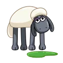 Shaun the Sheep emoji 🤢