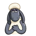 Shaun the Sheep emoji 😔