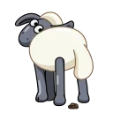 Стикер Shaun the Sheep 💩