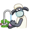 Shaun the Sheep emoji 😷