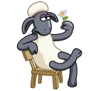 Shaun the Sheep emoji 😌