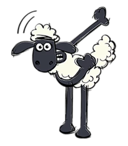 Shaun the Sheep sticker 😌