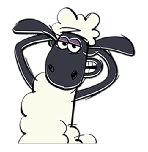 Shaun the Sheep sticker 😏