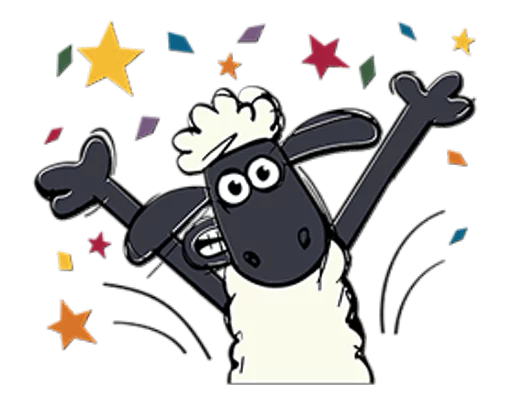 Shaun the Sheep sticker 😀
