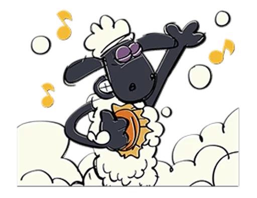 Telegram Sticker «Shaun the Sheep» 🛁