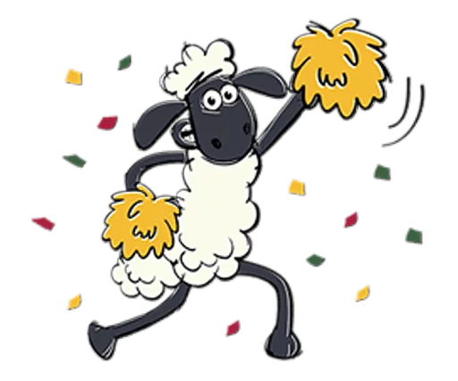 Shaun the Sheep sticker 🎊