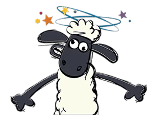 Shaun the Sheep stiker 🤕