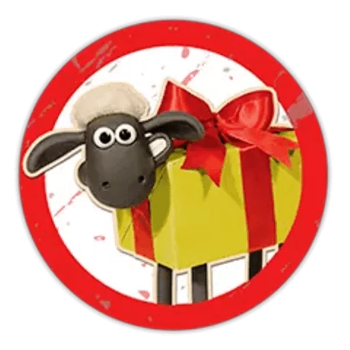 Telegram Sticker «Shaun the Sheep» 🎁