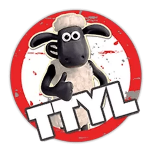 Telegram stiker «Shaun the Sheep» 👍