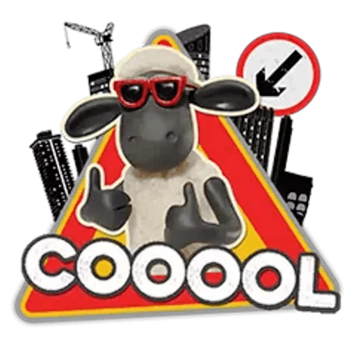 Shaun the Sheep sticker 😎