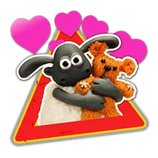 Telegram Sticker «Shaun the Sheep» 😘