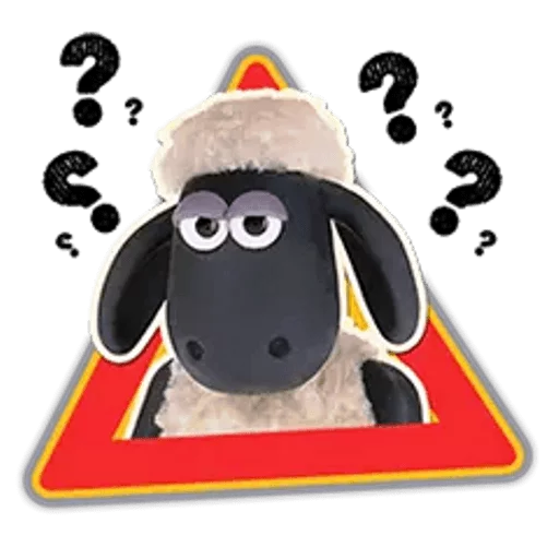 Shaun the Sheep sticker 😒