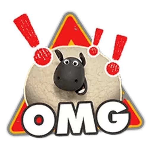 Shaun the Sheep sticker 😳