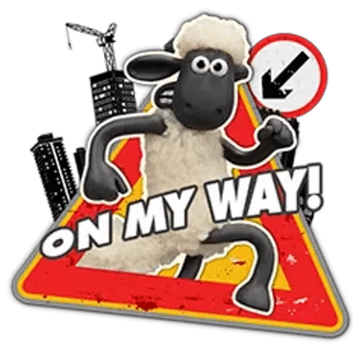 Telegram Sticker «Shaun the Sheep» 🏃