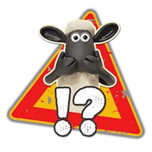Shaun the Sheep sticker 😳