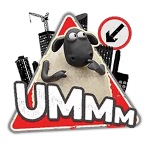 Shaun the Sheep stiker 😦