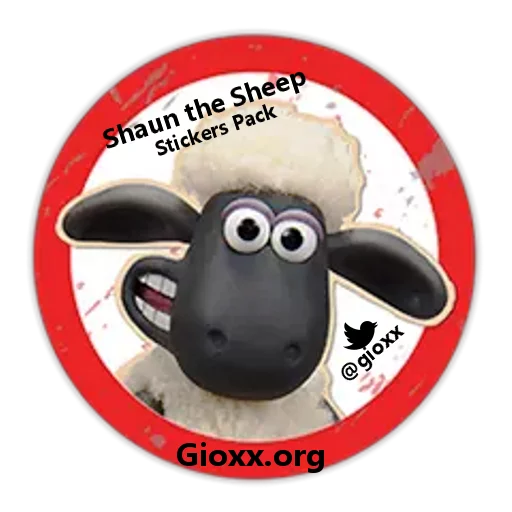 Shaun the Sheep stiker ❤