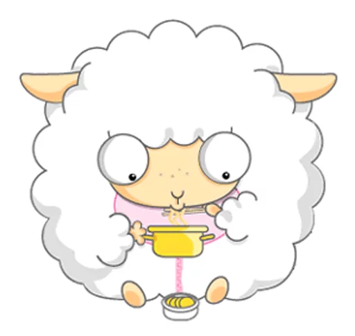 Telegram stiker «Sheep_PaK» 🍜