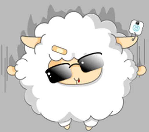 Telegram stiker «Sheep_PaK» 🏃