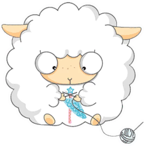Стикер Telegram «Sheep_PaK» ✂