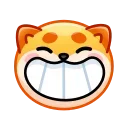 Shiba Inu Emoji emoji 😁