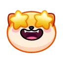 Shiba Inu Emoji emoji 🤩