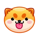 Shiba Inu Emoji  stiker 😛