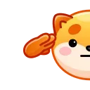Стикер Shiba Inu Emoji 🫡