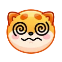 Стикер Shiba Inu Emoji 😵‍💫