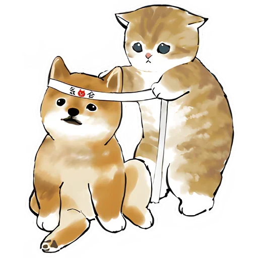 Шиба и Нян  emoji 😂