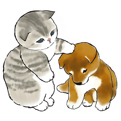 Шиба и Нян  emoji 😔