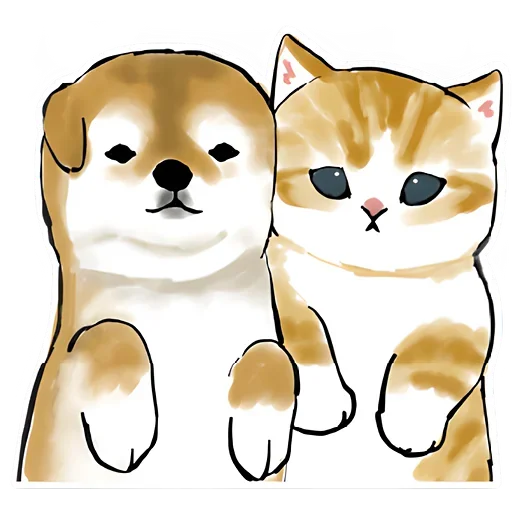 Шиба и Нян  emoji ☺️