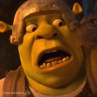 Эмодзи Шрек / Shrek 😨