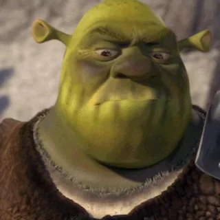 Эмодзи Шрек / Shrek 😏