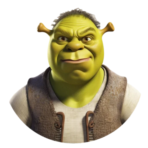 Telegram stiker «Shrek» 😏
