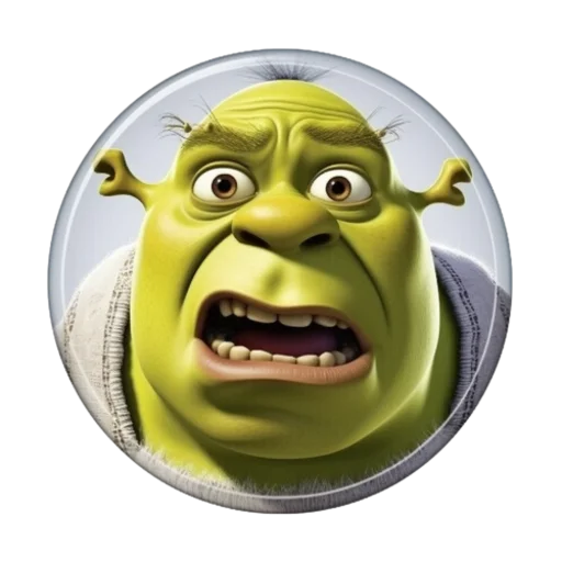 Эмодзи Shrek 😟