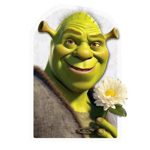 Стикер Telegram «Shrek » 🌸