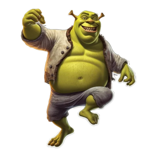 Эмодзи Shrek 🏃