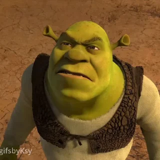 Стикер Shrek 😐