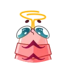 Shrimp  emoji 😇