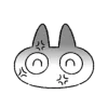 Емодзі Siamese Cat Lil Bean Puree Emoji 😅