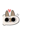 Емодзі Siamese Cat Lil Bean Puree Emoji 😉