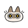 Емодзі Siamese Cat Lil Bean Puree Emoji 🤩