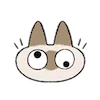 Емодзі Siamese Cat Lil Bean Puree Emoji 🤪