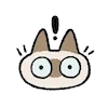 Емодзі Siamese Cat Lil Bean Puree Emoji ‼️