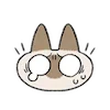Емодзі Siamese Cat Lil Bean Puree Emoji 😱