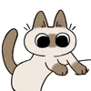 Емодзі Siamese Cat Live 🐾