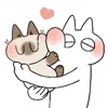 Siamese Cat Live  emoji 💕