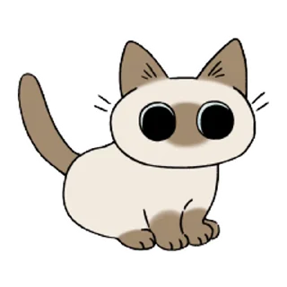 Стікер Siamese Cat Live 🙏