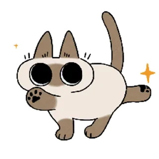 Siamese Cat Live emoji ✨